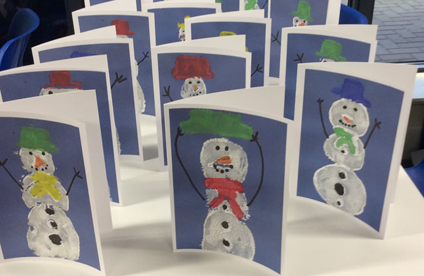 Ash snowmen cards