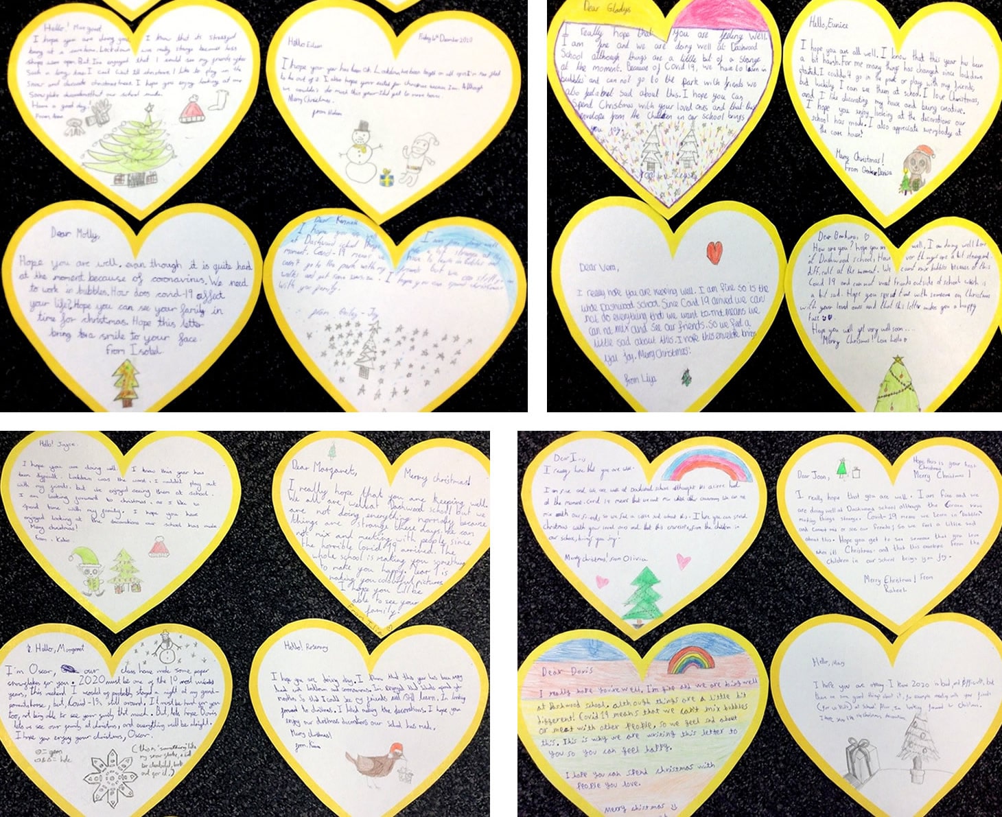 Messages from pupils