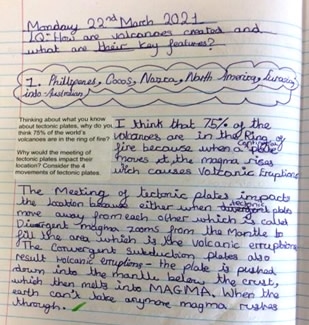 Geography writing