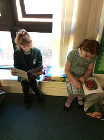 Pupils reading