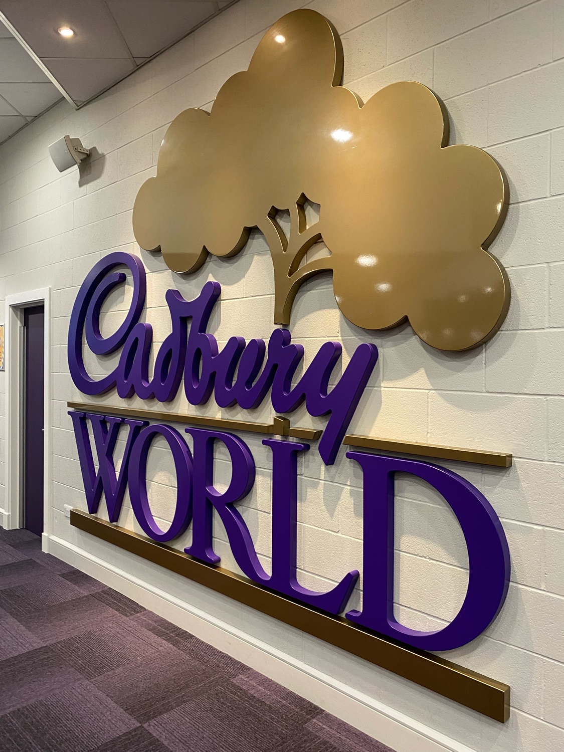 Cadbury World sign